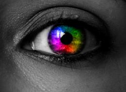 Rainbow eye